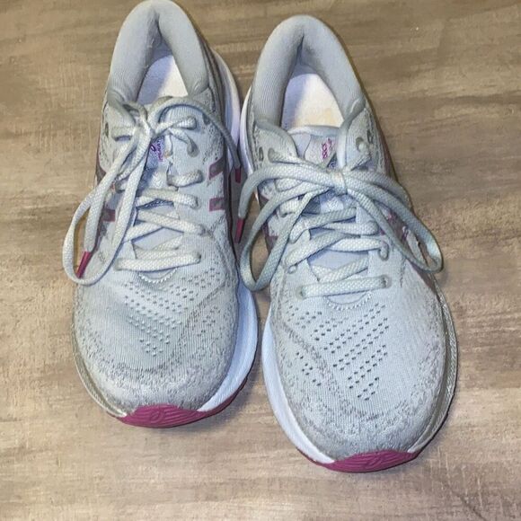 ASICS Gel Kayano 29 Running Shoes Grey Piedmont Grey Purple Orchid Size 8 - Picture 3 of 11